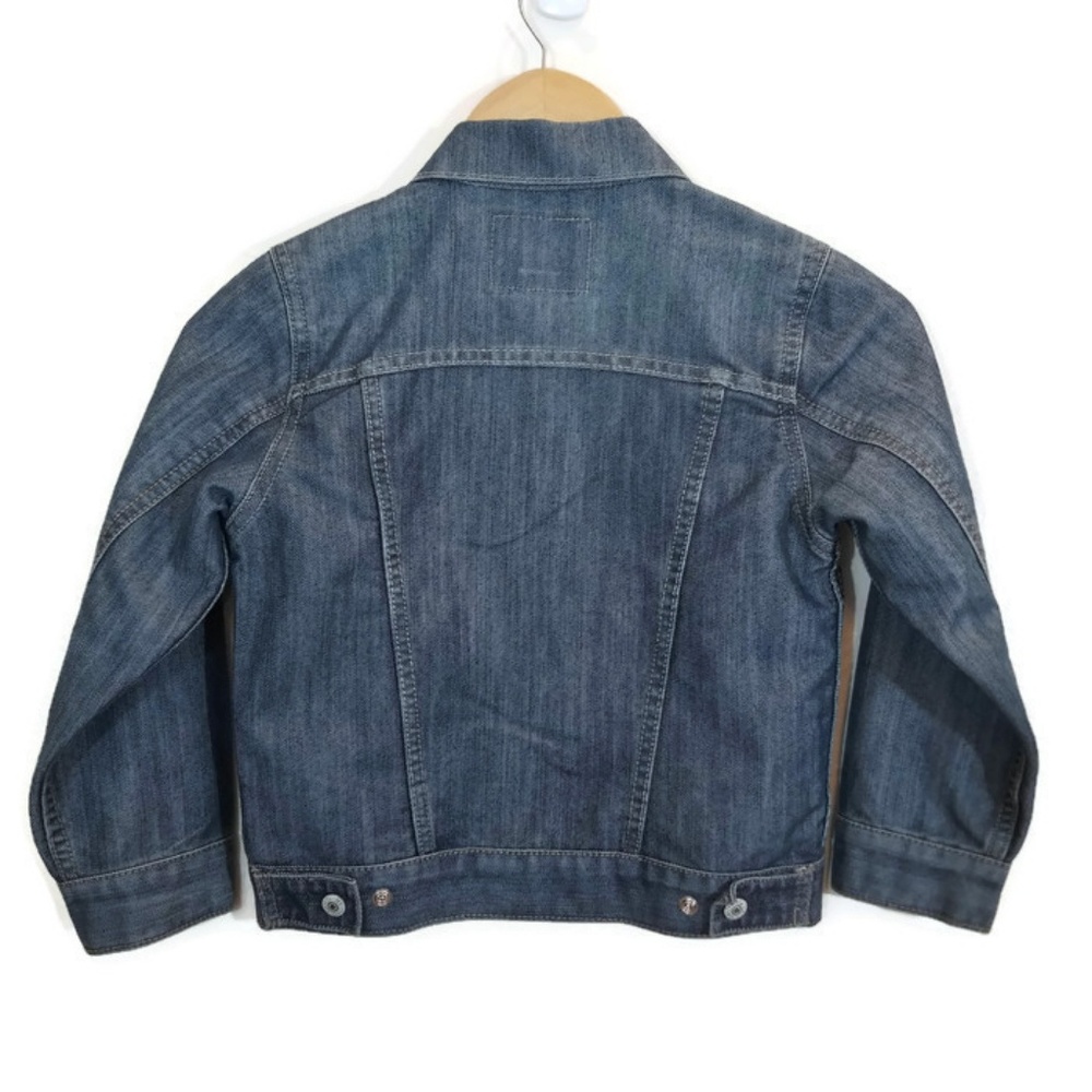 Unisex Levi's Denim Jean Trucker Jacket Size 6 - Picture 2 of 6